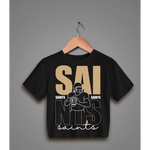 Crop Saints football tee