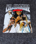 Lil Wayne Dark acid wash Graphic Tee