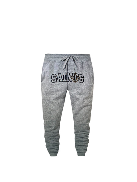 Grey Saints Outline Joggers