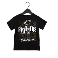 Kids saints football tee