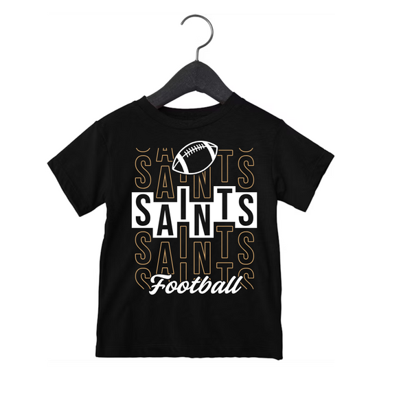 Kids saints football tee