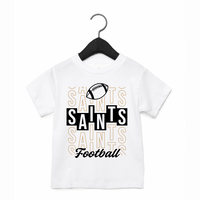 Kids saints football tee