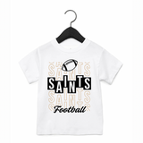 Kids saints football tee