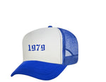 Blue Trucker Birth Year Hat (Scroll down to year)