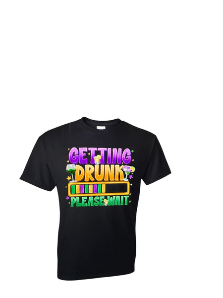 Mardi Gras Drunk Tee