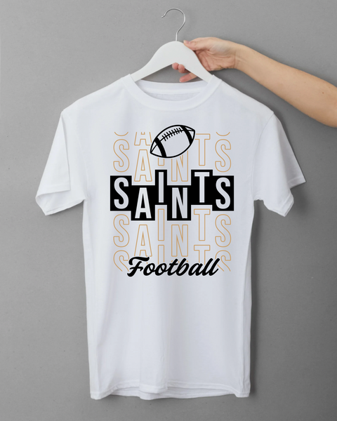 Saints Football Tee
