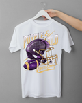 Purple helmet tee