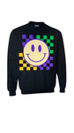 Mardi Gras Checker sweatshirt