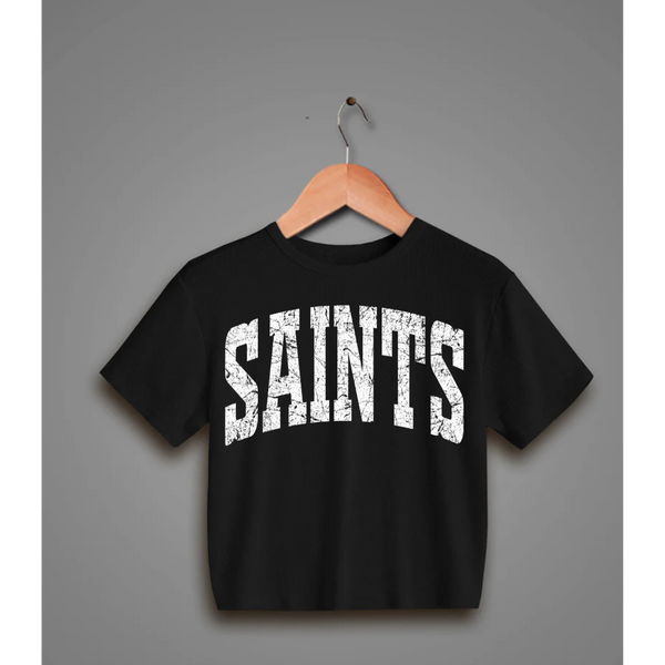 Crop Saints Tee