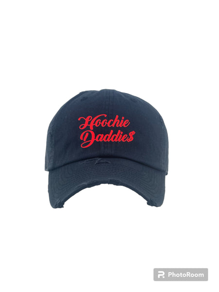 Hoochie Daddies Cursive Black Hat