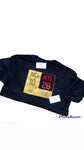 Black, Gold and Red 26-10 Tee