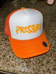 Orange/White Pressure Trucker hat