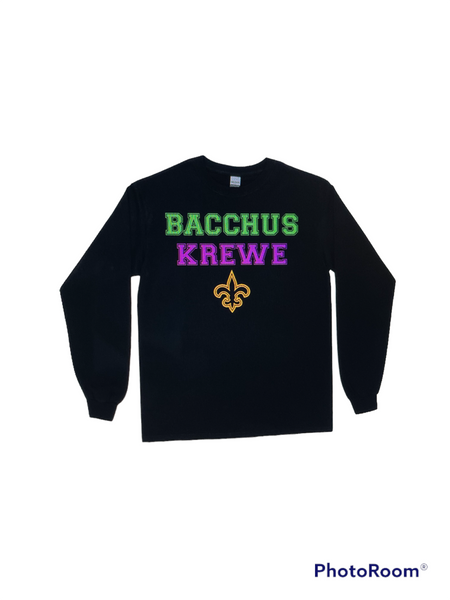 Bacchus Krewe Long Sleeve Tee