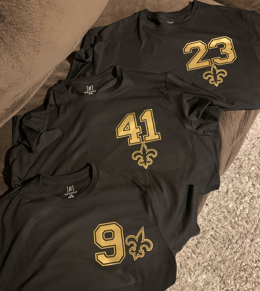 Kid Sizes Jersey number Tee’s