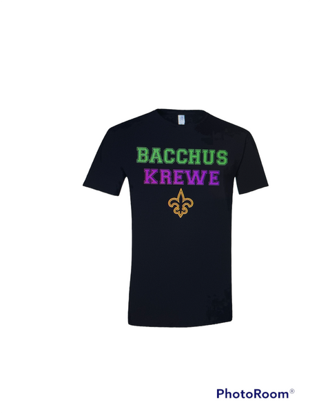 Bacchus Krewe Short Sleeve Unisex Tee