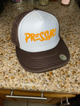 Brown/Orange Pressure Trucker hat