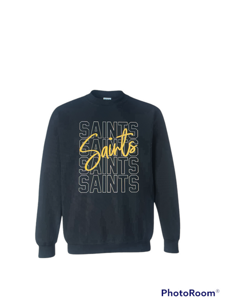 Saints Outline Sweatshirt